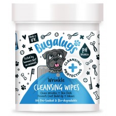 Bugalugs Wrinkle Cleansing Wipes Chlorhexidine for Dogs Почистващи Тампони за Кожни Гънки 100 броя - Англия - BCWRKPADS Bugalugs Wrinkle Cleansing Wipes Chlorhexidine for Dogs Почистващи Тампони за Кожни Гънки 100 броя - Англия - BCWRKPADS