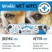 Bugalugs Wrinkle Wet Wipes – екологични кърпички за нежно почистване на кожни гънки 80 броя - Англия - BCWRKWP80