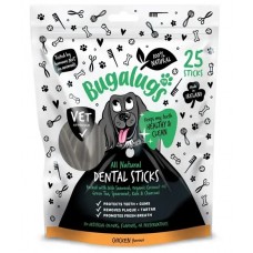 Bugalugs Dental Sticks All Natural Chicken Flavour Seaweed - висококачествено лакомство за куче, за ежедневна орална хигиена, одобрено от ветеринари 500 гр - Англия - BDENSTCKX25 Bugalugs Dental Sticks All Natural Chicken Flavour Seaweed - висококачествено лакомство за куче, за ежедневна орална хигиена, одобрено от ветеринари 500 гр - Англия - BDENSTCKX25