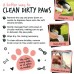 Bugalugs Papaya & Coconut No-Rinse Paw Cleaner - Пяна за почистване на лапи с аромат на папая и кокос и четка 200 мл - Англия - BPCL2N1200