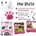 Bugalugs Baby Fresh No-Rinse Paw Cleaner - Пяна за почистване на лапи с аромат на бебешка пудра и четка 200 мл - Англия - BPCLBF200
