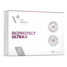 BioProtect Ultra – хранителна добавка за кучета и котки, Про- , пре- и постбиотици в един продукт, за възстановяване на нормалната микрофлора на храносмилателния канал, 30 капсули, Vet Expert - Полша