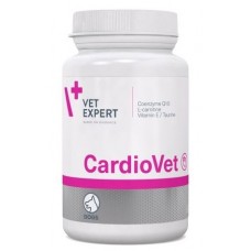 CardioVet – хранителна добавка за кучета със сърдечна слабост, породена от дилативна кардиомиопатия и недостатъчност на клапите, 90 таблетки, Vet Expert - Полша