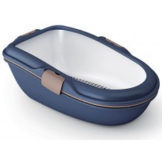 Stefenplast Litter Box Furba Chic Maxi - Комбинирана тоалетна за котки със сито - 69,5x47x26H cm - Италия Stefenplast Litter Box Furba Chic Maxi - Комбинирана тоалетна за котки със сито - 69,5x47x26H cm - Италия