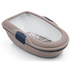 Stefenplast Litter Box Furba Chic - Комбинирана тоалетна за котки със сито - 59x39x22 cm - Италия