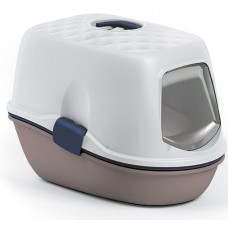 Stefenplast Litter Box Furba Top Chic - Закрита, комбинирана тоалетна за котки със сито и филтър с активен въглен - 58,5 x 39,4 x 42,7H cm - Италия