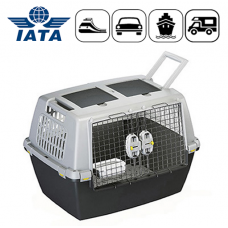 GULLIVER TOURING 80 IATA - транспортна чанта за кучета, подходяща за самолет, 80 см х 58,5 см х 62Н см - STEFANPLAST Италия