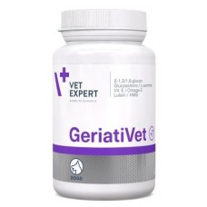 GeriatiVet Dog – хранителна добавка за възрастни кучета, намаляване риска от свързаните с възрастта здравословни проблеми, 45 таблетки, Vet Expert - Полша