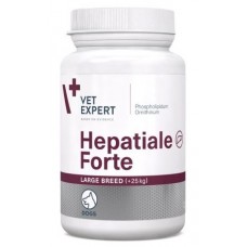 Hepatiale Forte Large Breed – хранителна добавка за кучета едри породи, за подпомагане чернодробната им функция, 40 таблетки, Vet Expert - Полша