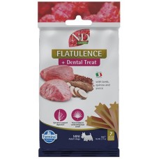 N&D Quinoa Flatulence Dental Care Treat With Lamb and Yucca Mini – Дентални стикове за кучета от дребни породи с агнешко, киноа и юка - 60 гр, Италия - KND0006001 N&D Quinoa Flatulence Dental Care Treat With Lamb and Yucca Mini – Дентални стикове за кучета от дребни породи с агнешко, киноа и юка - 60 гр, Италия - KND0006001