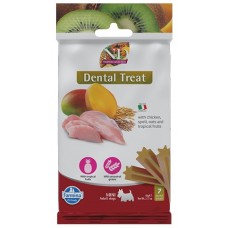 N&D Tropical Selection Dental Care Treat With Chicken, Spelt, Oats and Tropical fruits Mini – Дентални стикове за кучета от дребни породи с пилешко, спелта, овес и тропически плодове - 60 гр, Италия - KND0006020 N&D Tropical Selection Dental Care Treat With Chicken, Spelt, Oats and Tropical fruits Mini – Дентални стикове за кучета от дребни породи с пилешко, спелта, овес и тропически плодове - 60 гр, Италия - KND0006020