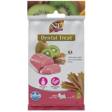N&D Tropical Selection Dental Care Treat With Pork, Spelt, Oats and Tropical fruits Mini – Дентални стикове за кучета от дребни породи със свинско, спелта, овес и тропически плодове - 60 гр, Италия - KND0006021 N&D Tropical Selection Dental Care Treat With Pork, Spelt, Oats and Tropical fruits Mini – Дентални стикове за кучета от дребни породи със свинско, спелта, овес и тропически плодове - 60 гр, Италия - KND0006021