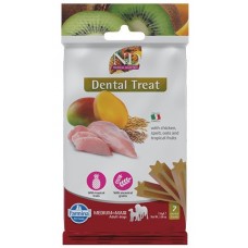 N&D Tropical Selection Dental Care Treat With Chicken, Spelt, Oats and Tropical fruits Medium Maxi – Дентални стикове за кучета от средни и едри породи с пилешко, спелта, овес и тропически плодове - 100 гр, Италия - KND0011013 N&D Tropical Selection Dental Care Treat With Chicken, Spelt, Oats and Tropical fruits Medium Maxi – Дентални стикове за кучета от средни и едри породи с пилешко, спелта, овес и тропически плодове - 100 гр, Италия - KND0011013
