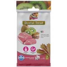 N&D Tropical Selection Dental Care Treat With Pork, Spelt, Oats and Tropical fruits Medium Maxi – Дентални стикове за кучета от средни и едри породи със свинско, спелта, овес и тропически плодове - 100 гр, Италия - KND0011014 N&D Tropical Selection Dental Care Treat With Pork, Spelt, Oats and Tropical fruits Medium Maxi – Дентални стикове за кучета от средни и едри породи със свинско, спелта, овес и тропически плодове - 100 гр, Италия - KND0011014