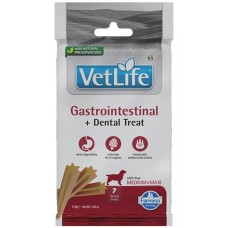 Vet Life Gastrointestinal Dental Treat Medium Maxi – Дентални стикове за кучета от средни и едри породи - 100 гр, Италия - KVN0011001 Vet Life Gastrointestinal Dental Treat Medium Maxi – Дентални стикове за кучета от средни и едри породи - 100 гр, Италия - KVN0011001
