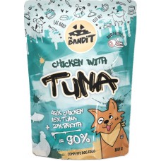 Mr. Bandit CHICKEN WITH TUNA - пауч за кучета с пилешко и риба тон, 180 гр - Полша