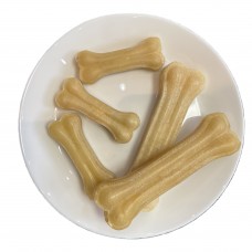 My Hobby Rawhide Pressed Bone - лакомство за куче - Кокал пресована телешка кожа, 10 см. - 30-35 гр - 20 бр. в опаковка - Китай - MY3004 My Hobby Rawhide Pressed Bone - лакомство за куче - Кокал пресована телешка кожа, 10 см. - 30-35 гр - 20 бр. в опаковка - Китай - MY3004