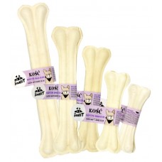 Mr. Bandit Classic white Bone - лакомство за куче, бял кожен кокал, 12 см - 1 бр - Полша