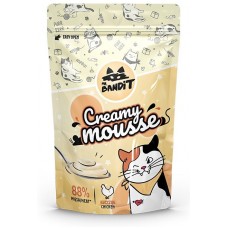 Mr. Bandit Creamy Mousse chicken - кремообразно лакомство за котки с вкус на пиле, 60 гр - Полша