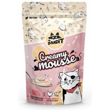 Mr. Bandit Creamy Mousse chicken & shrimp - кремообразно лакомство за котки с вкус на пилешко месо и скариди, 60 гр - Полша