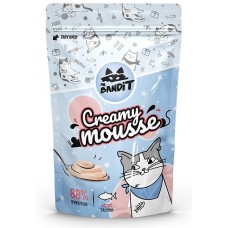 Mr. Bandit Creamy Mousse salmon - кремообразно лакомство за котки с вкус на сьомга, 60 гр - Полша