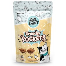 Mr. Bandit Crunchy Pockets tuna & chicken - хрупкави джобчета за котка с вкус на риба тон и пилешко месо, 40 гр - Полша