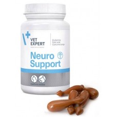 Neuro Support – хранителна добавка за кучета и котки, подпомага нервната система в случаите на увреждане на невроните и възрастовите изменения на мозъка, 45 капсули, Vet Expert - Полша