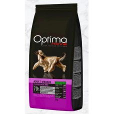 OPTIMA NOVA ADULT MEDIUM CHICKEN & RICE (пиле и ориз) 65% месо GRAIN FREE, Хипоалергична, Суперпремуим храна за кучета над 12 месеца 12 кг