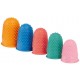 ARTERO RUBBER THIMBLES - гумени напръстници, размер 00 - РОЗОВИ, 5 бр, Испания - P643 ARTERO RUBBER THIMBLES - гумени напръстници, размер 00 - РОЗОВИ, 5 бр, Испания - P643