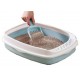 Котешка тоалетна с борд + лопатка, PlayMe Separable PP Non-toxic Cat Toliet, 46 см, Китай - PM-22A
