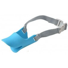 PlayMe Super Soft Silicone Pet Muzzel L - Силиконов Намордник L 13 см, син, Китай - PM-54A3