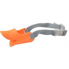 PlayMe Super Soft Silicone Pet Muzzel L - Силиконов Намордник L 13 см, оранжев, Китай - PM-54A3
