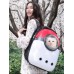 PlayMe Мinion Crrying Bag - Чанта - раница Миньон 43 х 30 х 22 см, бяла с червено, Китай - PM-B162
