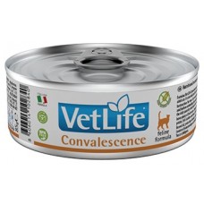 Vet Life Convalescence – пълноценна диетична консерва за котки за хранително възстановяване, реконвалесценция - 0,85 кг, Италия - PVT085001 Vet Life Convalescence – пълноценна диетична консерва за котки за хранително възстановяване, реконвалесценция - 0,85 кг, Италия - PVT085001