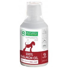 Nature's Protection Salmon Oil - 100% Олио от сьомга, за кучета и котки, Литва - 250 мл