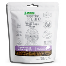 Nature's Protection DOG - Superior Care White Dogs Junior Sensitive Care with Salmon, лакомство за бели кучета със сьомга - за добро храносмилане 150 гр, Литва