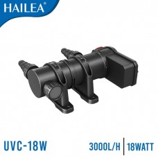 UV лампа за аквариум, езеро, потопяема 18W, подходяща за обем 11000 литра Hailea UV-18W