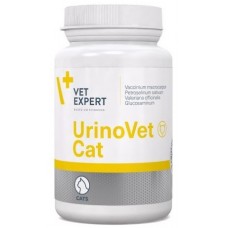 UrinoVet Cat – хранителна добавка за котки, поддържа функцията на уринарния тракт, 45 капсули, Vet Expert - Полша UrinoVet Cat – хранителна добавка за котки, поддържа функцията на уринарния тракт, 45 капсули, Vet Expert - Полша