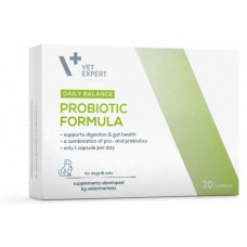 ProBiotic Formula - пробиотик за кучета и котки, 30 капсули, Vet Expert - Полша