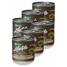 Nature's Protection Lifestyle Wellness Soup for Longhaired Cats With Poultry - супа за дългокосмести котки с домашни птици, 6 х 140 мл