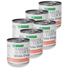 Nature's Protection Superior Care Wellness Soup for White Coat Dogs With Tuna & Salmon - супа за кучета с бяла козина с риба тон и сьомга, 6 х 140 мл