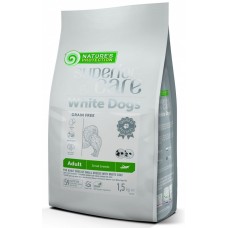 Nature's Protection DOG - White Dogs Grain Free Insect Adult Small and Mini Breed, висококачествена храна за пораснали кучета от дребни породи с бяла козина, с насекоми, Литва - 1,5 кг Nature's Protection DOG - White Dogs Grain Free Insect Adult Small and Mini Breed, висококачествена храна за пораснали кучета от дребни породи с бяла козина, с насекоми, Литва - 1,5 кг