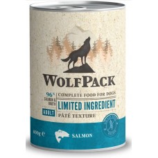 WolfPack Adult Limited Salmon - консерва за куче със сьомга 400 гр ZOO69536