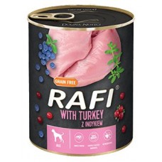 RAFI Adult TURKEY - консерва за кучета с пуйка, 800 гр - Полша 11801827 RAFI Adult TURKEY - консерва за кучета с пуйка, 800 гр - Полша 11801827