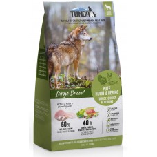 Tundra LARGE BREED Adult - висококачествена храна за пораснали кучета от едри породи, БЕЗ ЗЪРНО, с Пуйка и херинга, 11,34 кг, Германия - 16160 Tundra LARGE BREED Adult - висококачествена храна за пораснали кучета от едри породи, БЕЗ ЗЪРНО, с Пуйка и херинга, 11,34 кг, Германия - 16160